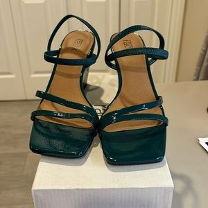 Brand New Teal Wedge Heels